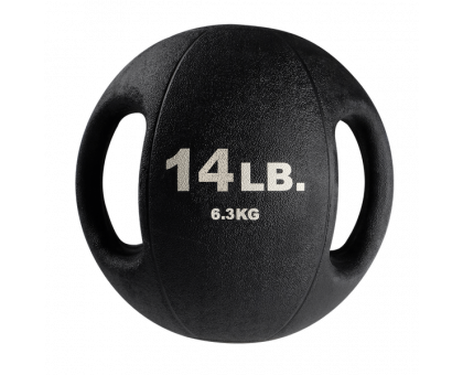 Тренировочный мяч с хватами 6,4 кг (14lb)