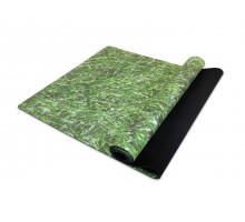 Коврик для йоги двухслойный (каучук-микрофибра) 1720x610x3,5мм GRASS
