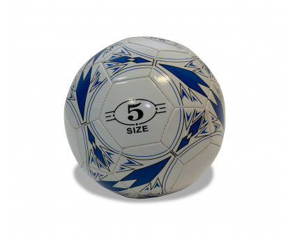 Мяч футбольный, размер 5, PVC, вес 390-420 гр, синий