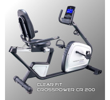 Горизонтальный велотренажер Clear Fit CrossPower CR 200