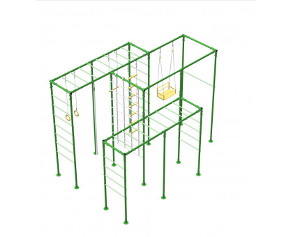 Уличный спортивный комплекс Family Ступень зеленый