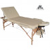 Массажный стол DFC NIRVANA, Relax Pro , дерев. ножки, цвет бежевый (Beige)