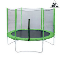 Батут DFC Trampoline Fitness 8FT наружн.сетка, св.зел. (244см)