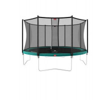 Батут BERG Favorit Green 380 + защитная сетка Safety Net Comfort (35.12.07.06+35.74.12.03)