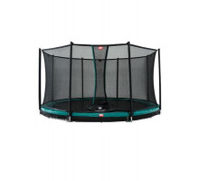 Батут BERG InGround Favorit Green 430 + защитная сетка Safety Net Comfort