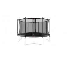 Батут BERG Favorit Grey 430 + защитная сетка Safety Net Comfort (35.14.13.00+35.74.14.03)